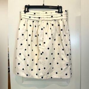 Club Monaco polka dot skirt